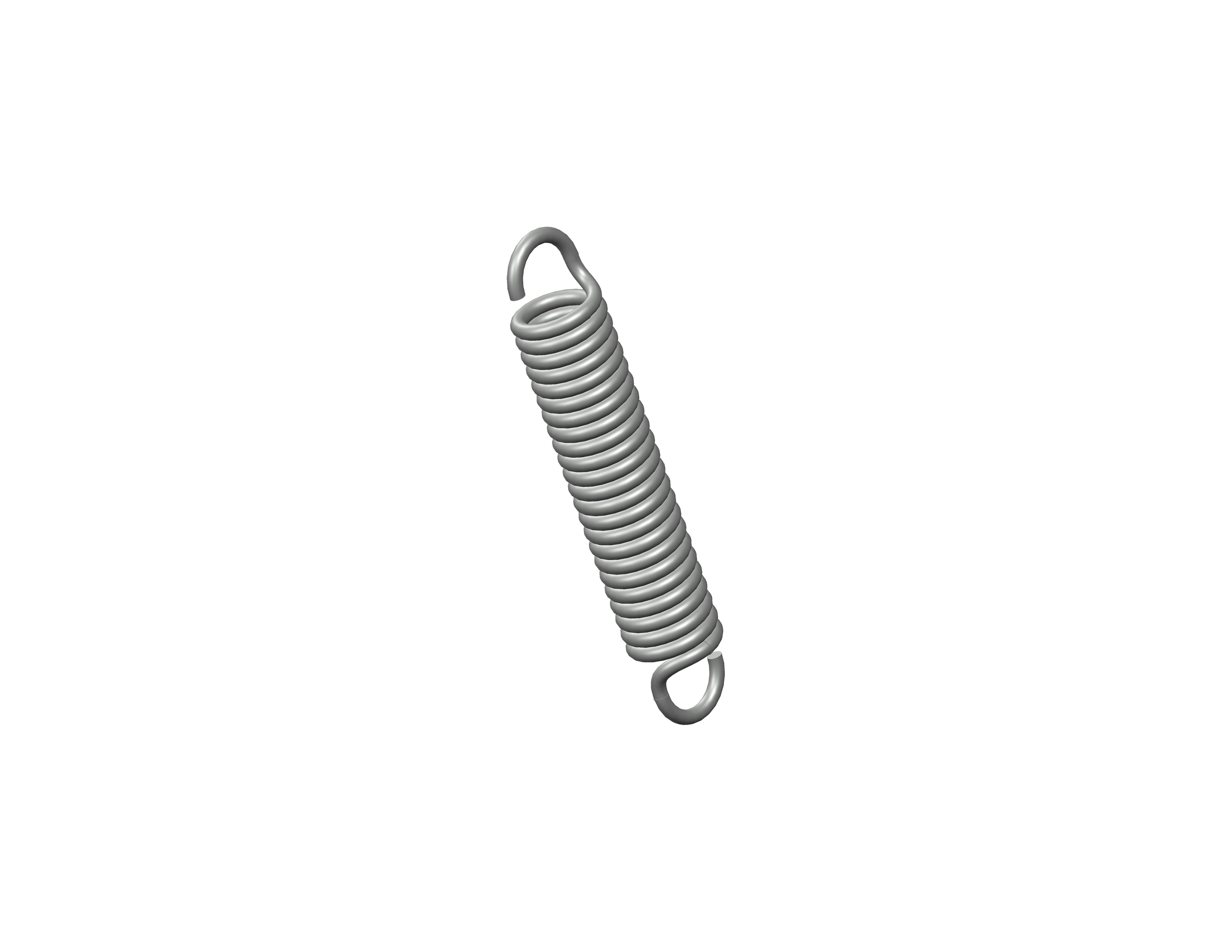 12357CS - 7.25 Inch Spring Steel Extension Springs | Century Spring…