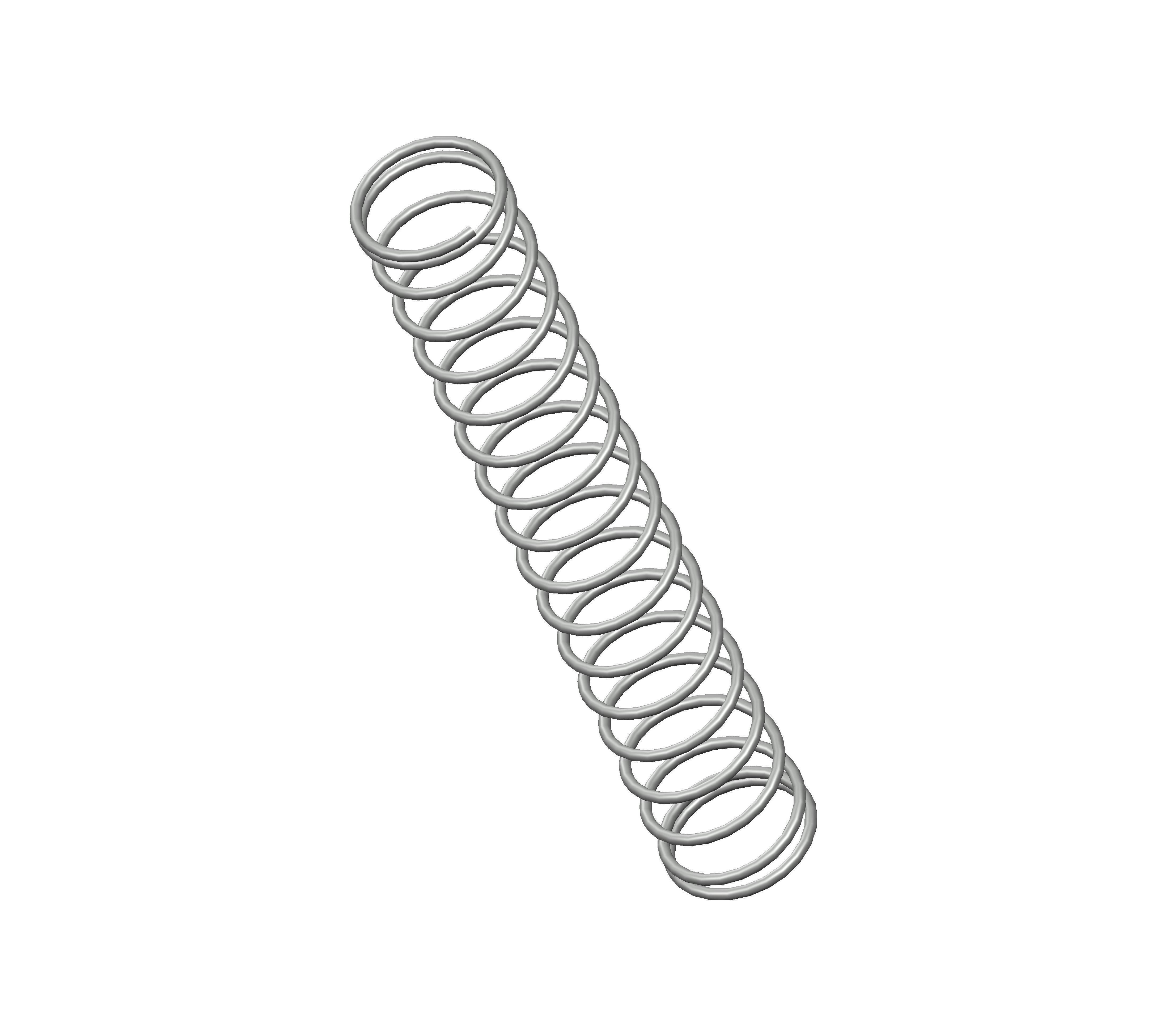 Springページ 12658CS - 8 Inch Music Wire Compression Springs | Century Spring Corp.