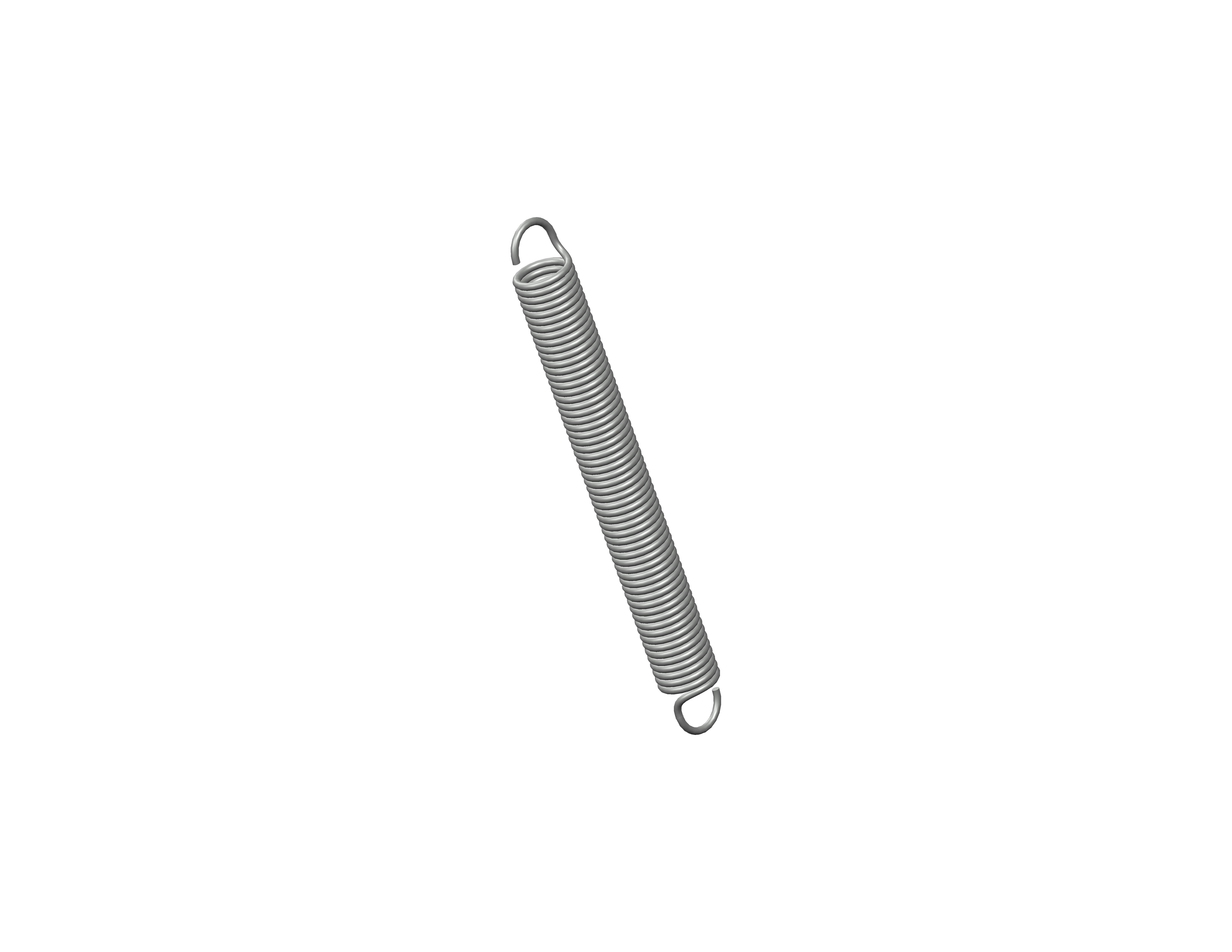 12 X 1 X .125 Inch Extension Spring – Open Box, Unused